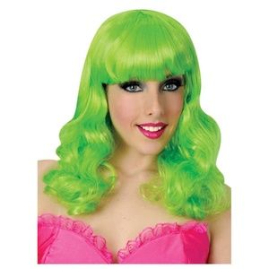Popstar Magik Wig Collection Green Adult Wig NWT St. Patrick's